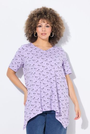Moda za polnejše Majica kratkih rukava V ovratnika plus velikost, xxl, Ulla Popken in Johann Popken (JP1880)