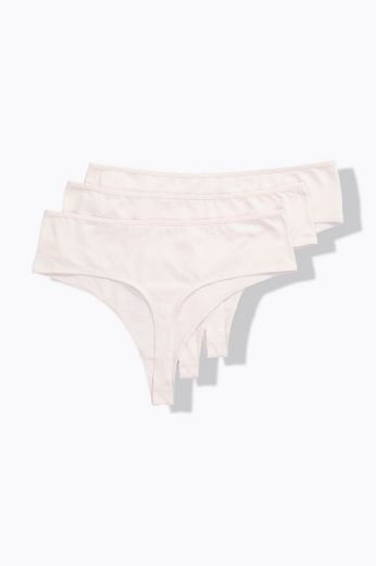 Moda za polnejše Gaćice tange 3 komada plus velikost, xxl, Ulla Popken in Johann Popken (JP1880)