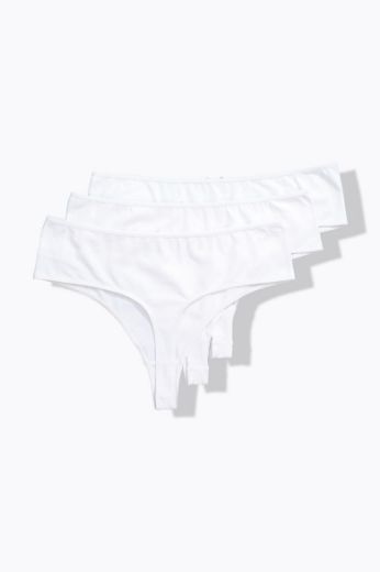 Moda za polnejše Gaćice tange 3 komada plus velikost, xxl, Ulla Popken in Johann Popken (JP1880)