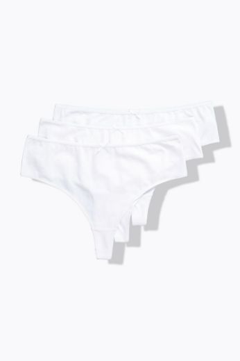 Moda za polnejše Gaćice tange 3 komada plus velikost, xxl, Ulla Popken in Johann Popken (JP1880)