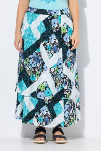 Moda za polnejše Suknja maxi A kroja plus velikost, xxl, Ulla Popken in Johann Popken (JP1880)