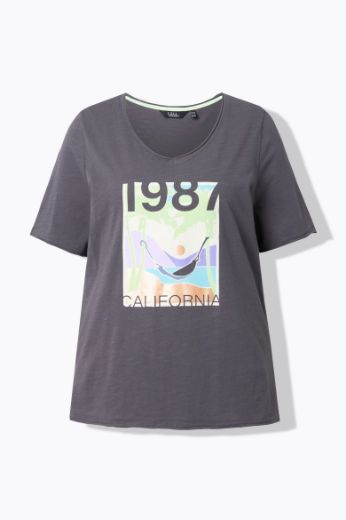Moda za polnejše Majica kratkih rukava V ovratnika plus velikost, xxl, Ulla Popken in Johann Popken (JP1880)