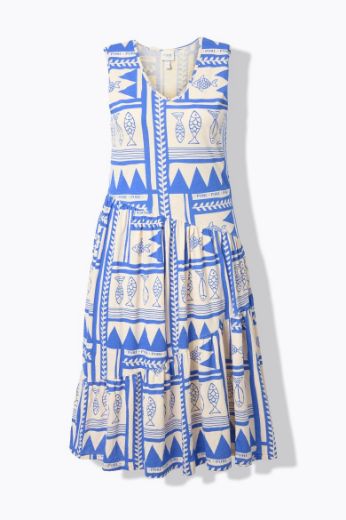 Moda za polnejše Haljina bez rukava V ovratnika plus velikost, xxl, Ulla Popken in Johann Popken (JP1880)