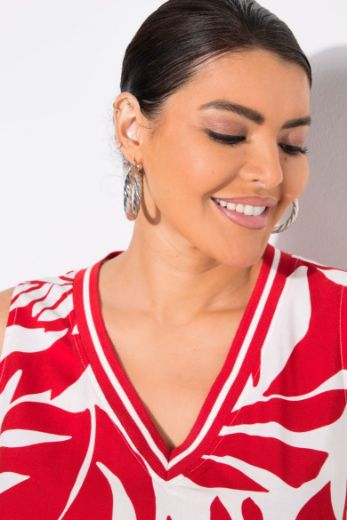 Moda za polnejše Bluza bez rukava A kroja plus velikost, xxl, Ulla Popken in Johann Popken (JP1880)