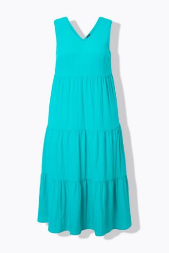 Moda za polnejše Haljina maxi bez rukava V ovratnika plus velikost, xxl, Ulla Popken in Johann Popken (JP1880)