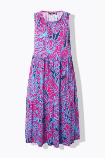 Moda za polnejše Haljina midi bez rukava okruglog ovratnika plus velikost, xxl, Ulla Popken in Johann Popken (JP1880)