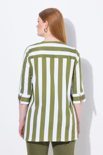 Moda za polnejše Bluza 3/4 rukava A kroja plus velikost, xxl, Ulla Popken in Johann Popken (JP1880)