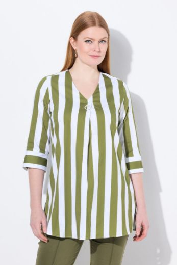 Moda za polnejše Bluza 3/4 rukava A kroja plus velikost, xxl, Ulla Popken in Johann Popken (JP1880)
