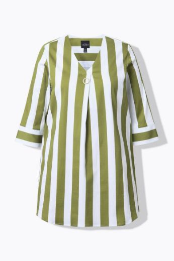 Moda za polnejše Bluza 3/4 rukava A kroja plus velikost, xxl, Ulla Popken in Johann Popken (JP1880)