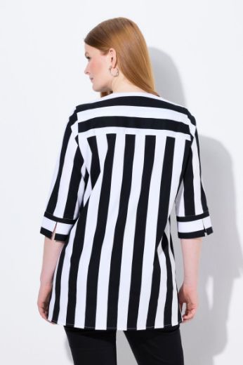 Moda za polnejše Bluza 3/4 rukava A kroja plus velikost, xxl, Ulla Popken in Johann Popken (JP1880)