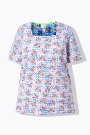 Moda za polnejše Majica kratkih rukava A kroja plus velikost, xxl, Ulla Popken in Johann Popken (JP1880)