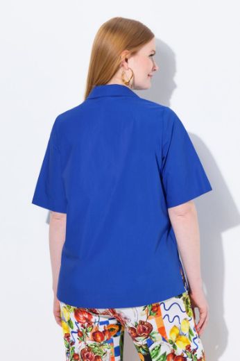 Moda za polnejše Bluza kratkih rukava A kroja plus velikost, xxl, Ulla Popken in Johann Popken (JP1880)