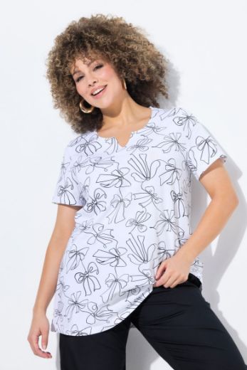Moda za polnejše Majica kratkih rukava A kroja plus velikost, xxl, Ulla Popken in Johann Popken (JP1880)