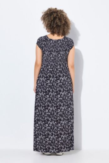 Moda za polnejše Haljina maxi kratkih rukava plus velikost, xxl, Ulla Popken in Johann Popken (JP1880)