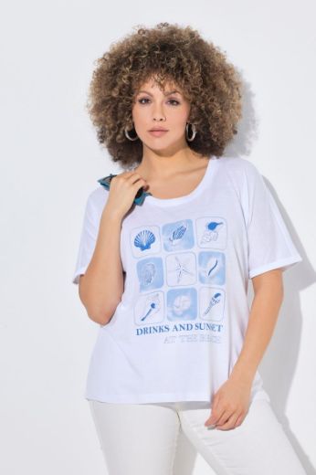 Moda za polnejše Haljina kratkih rukava okruglog ovratnika plus velikost, xxl, Ulla Popken in Johann Popken (JP1880)