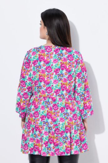 Moda za polnejše Tunika bluza plus velikost, xxl, Ulla Popken in Johann Popken (JP1880)