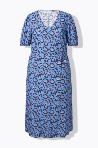 Moda za polnejše Haljina midi kratkih rukava A kroja plus velikost, xxl, Ulla Popken in Johann Popken (JP1880)