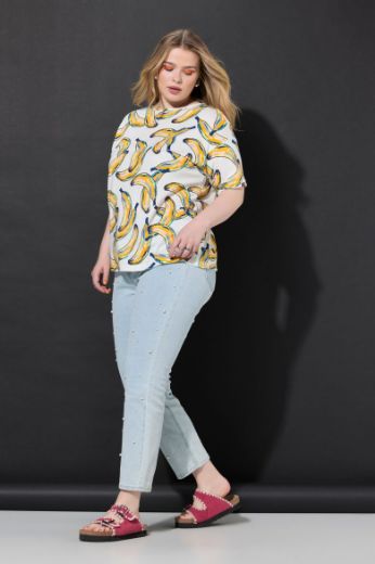 Moda za polnejše Majica kratkih rukava šireg kroja plus velikost, xxl, Ulla Popken in Johann Popken (JP1880)