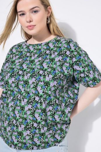 Moda za polnejše Majica kratkih rukava šireg kroja plus velikost, xxl, Ulla Popken in Johann Popken (JP1880)