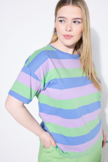 Moda za polnejše Majica kratkih rukava šireg kroja plus velikost, xxl, Ulla Popken in Johann Popken (JP1880)