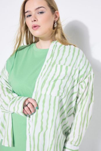 Moda za polnejše Košulja dugih rukava šireg kroja plus velikost, xxl, Ulla Popken in Johann Popken (JP1880)