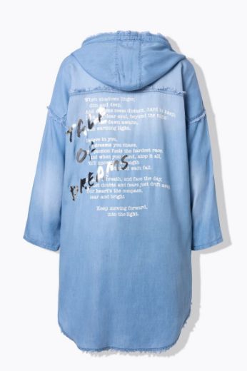 Moda za polnejše Jakna od mekog trapera dužeg kroja plus velikost, xxl, Ulla Popken in Johann Popken (JP1880)