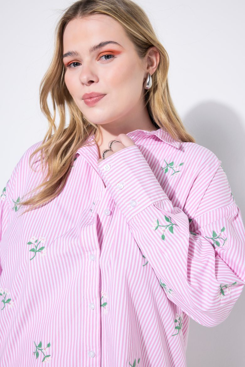 Moda za polnejše Košulja dugih rukava šireg kroja plus velikost, xxl, Ulla Popken in Johann Popken (JP1880)