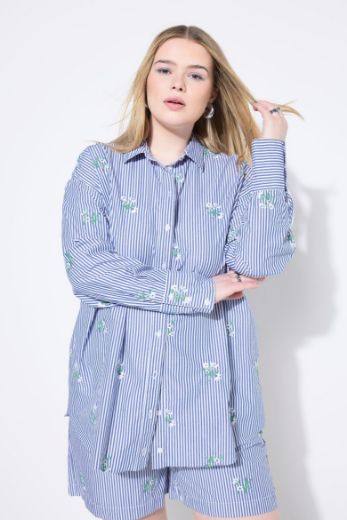 Moda za polnejše Košulja dugih rukava šireg kroja plus velikost, xxl, Ulla Popken in Johann Popken (JP1880)