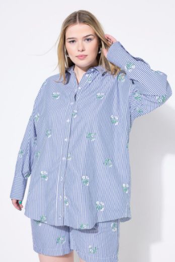 Moda za polnejše Košulja dugih rukava šireg kroja plus velikost, xxl, Ulla Popken in Johann Popken (JP1880)