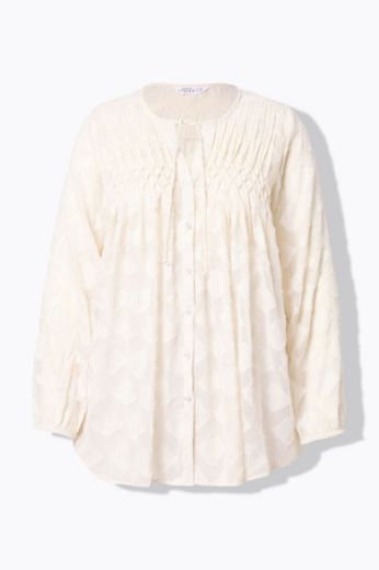 Moda za polnejše Bluza dugih rukava na kopčanje plus velikost, xxl, Ulla Popken in Johann Popken (JP1880)