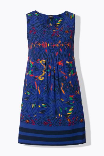 Moda za polnejše Haljina midi bez rukava okruglog ovratnika plus velikost, xxl, Ulla Popken in Johann Popken (JP1880)
