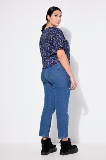 Moda za polnejše Traperice s perlicama plus velikost, xxl, Ulla Popken in Johann Popken (JP1880)