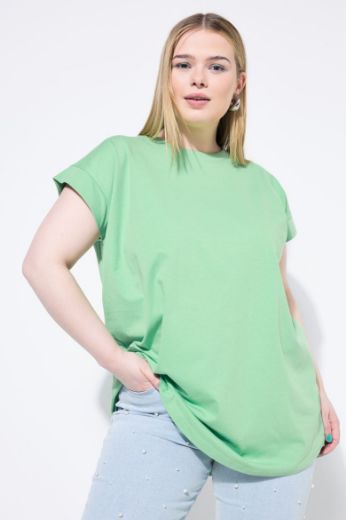 Moda za polnejše Majica kratkih rukava šireg kroja plus velikost, xxl, Ulla Popken in Johann Popken (JP1880)