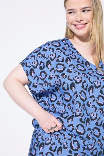 Moda za polnejše Bluza kratkih rukava V ovratnika plus velikost, xxl, Ulla Popken in Johann Popken (JP1880)