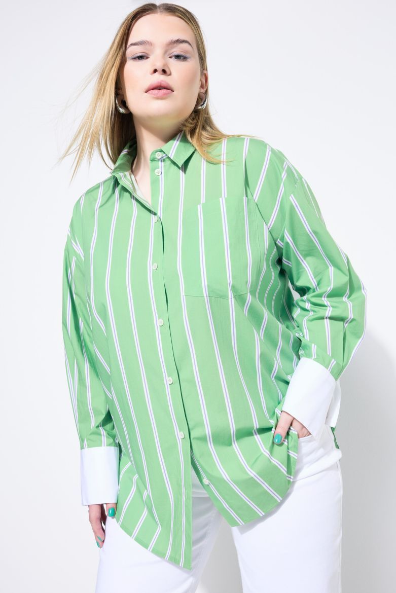 Moda za polnejše Košulja dugih rukava šireg kroja plus velikost, xxl, Ulla Popken in Johann Popken (JP1880)
