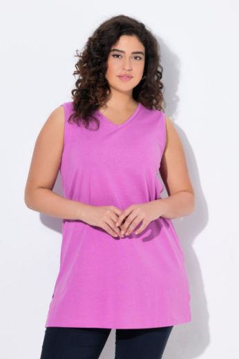 Moda za polnejše Majica V izrez Basic top plus velikost, xxl, Ulla Popken in Johann Popken (JP1880)