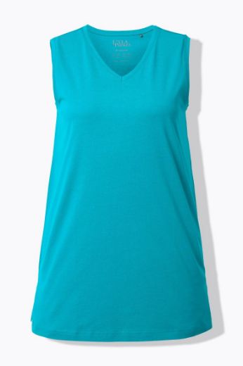 Moda za polnejše Majica V izrez Basic top plus velikost, xxl, Ulla Popken in Johann Popken (JP1880)