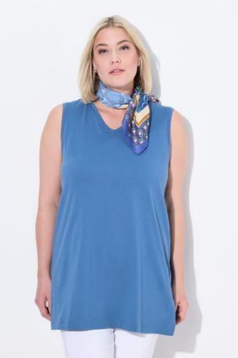 Moda za polnejše Majica V izrez Basic top plus velikost, xxl, Ulla Popken in Johann Popken (JP1880)