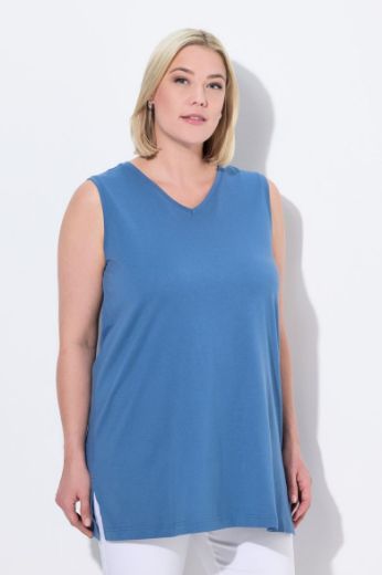 Moda za polnejše Majica V izrez Basic top plus velikost, xxl, Ulla Popken in Johann Popken (JP1880)