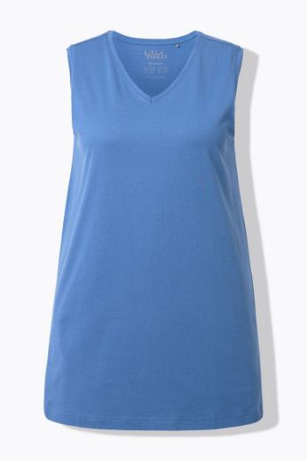 Moda za polnejše Majica V izrez Basic top plus velikost, xxl, Ulla Popken in Johann Popken (JP1880)