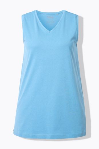 Moda za polnejše Majica V izrez Basic top plus velikost, xxl, Ulla Popken in Johann Popken (JP1880)