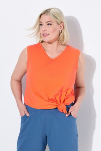 Moda za polnejše Majica V izrez Basic top plus velikost, xxl, Ulla Popken in Johann Popken (JP1880)