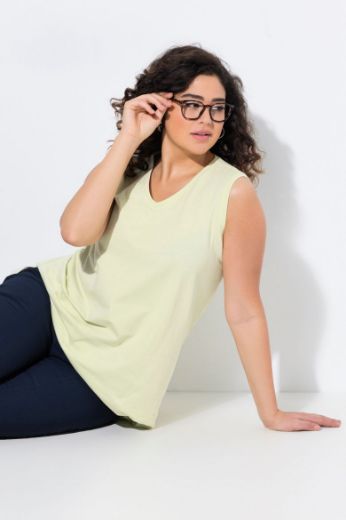 Moda za polnejše Majica V izrez Basic top plus velikost, xxl, Ulla Popken in Johann Popken (JP1880)