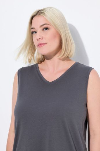 Moda za polnejše Majica V izrez Basic top plus velikost, xxl, Ulla Popken in Johann Popken (JP1880)