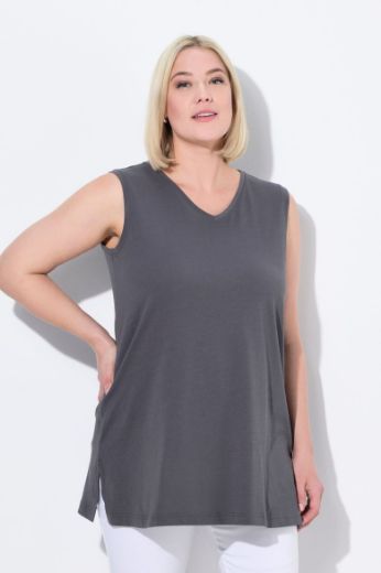 Moda za polnejše Majica V izrez Basic top plus velikost, xxl, Ulla Popken in Johann Popken (JP1880)