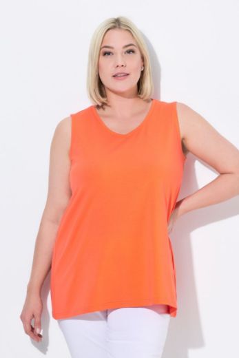 Moda za polnejše Top V ovratnik A kroja plus velikost, xxl, Ulla Popken in Johann Popken (JP1880)