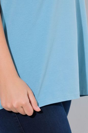 Moda za polnejše Top V ovratnik A kroja plus velikost, xxl, Ulla Popken in Johann Popken (JP1880)