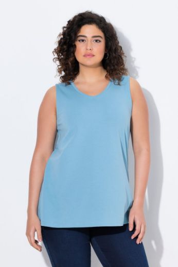 Moda za polnejše Top V ovratnik A kroja plus velikost, xxl, Ulla Popken in Johann Popken (JP1880)