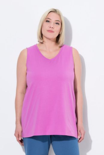 Moda za polnejše Top V ovratnik A kroja plus velikost, xxl, Ulla Popken in Johann Popken (JP1880)