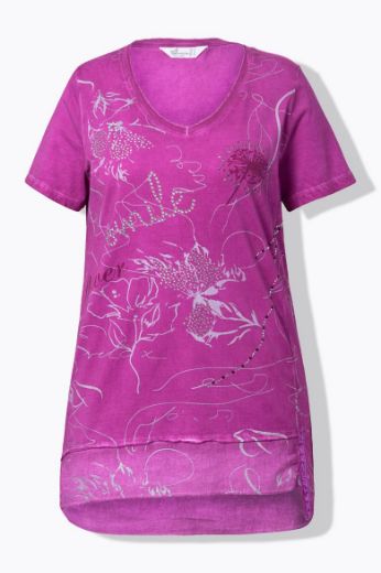 Moda za polnejše Majica kratkih rukava plus velikost, xxl, Ulla Popken in Johann Popken (JP1880)
